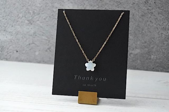 14kgf My Star ネックレス｜38cm〜42cm調節可能｜６月誕生石 ◇Rainbow Moonstone◇1枚目の画像